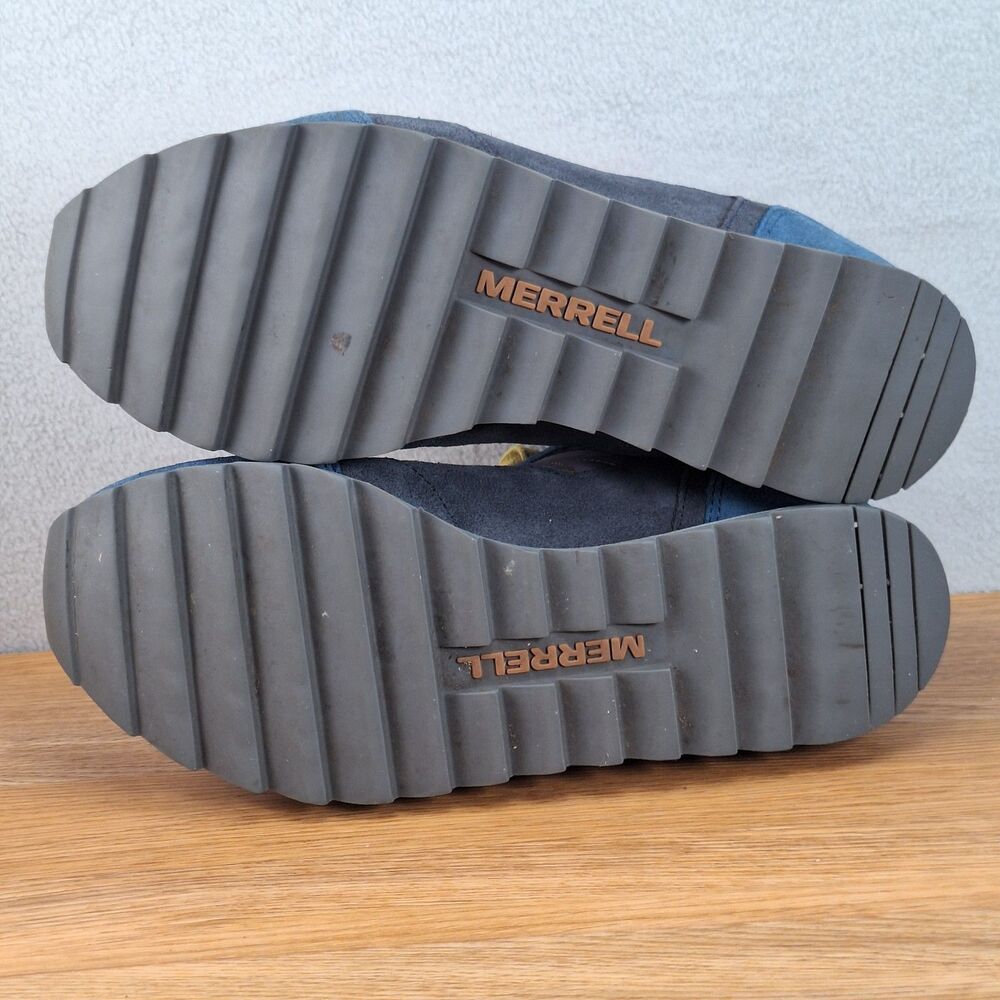Merrell Alpine Women's 8 EU 38.5 Sneakers Navy Poseidon Suede Retro Casual - Picture 6 of 10